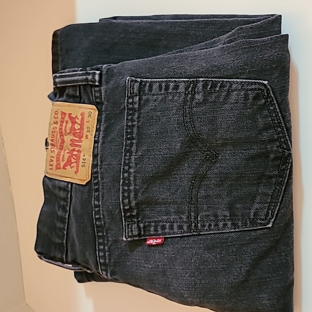 Levi's 514 Black Jeans